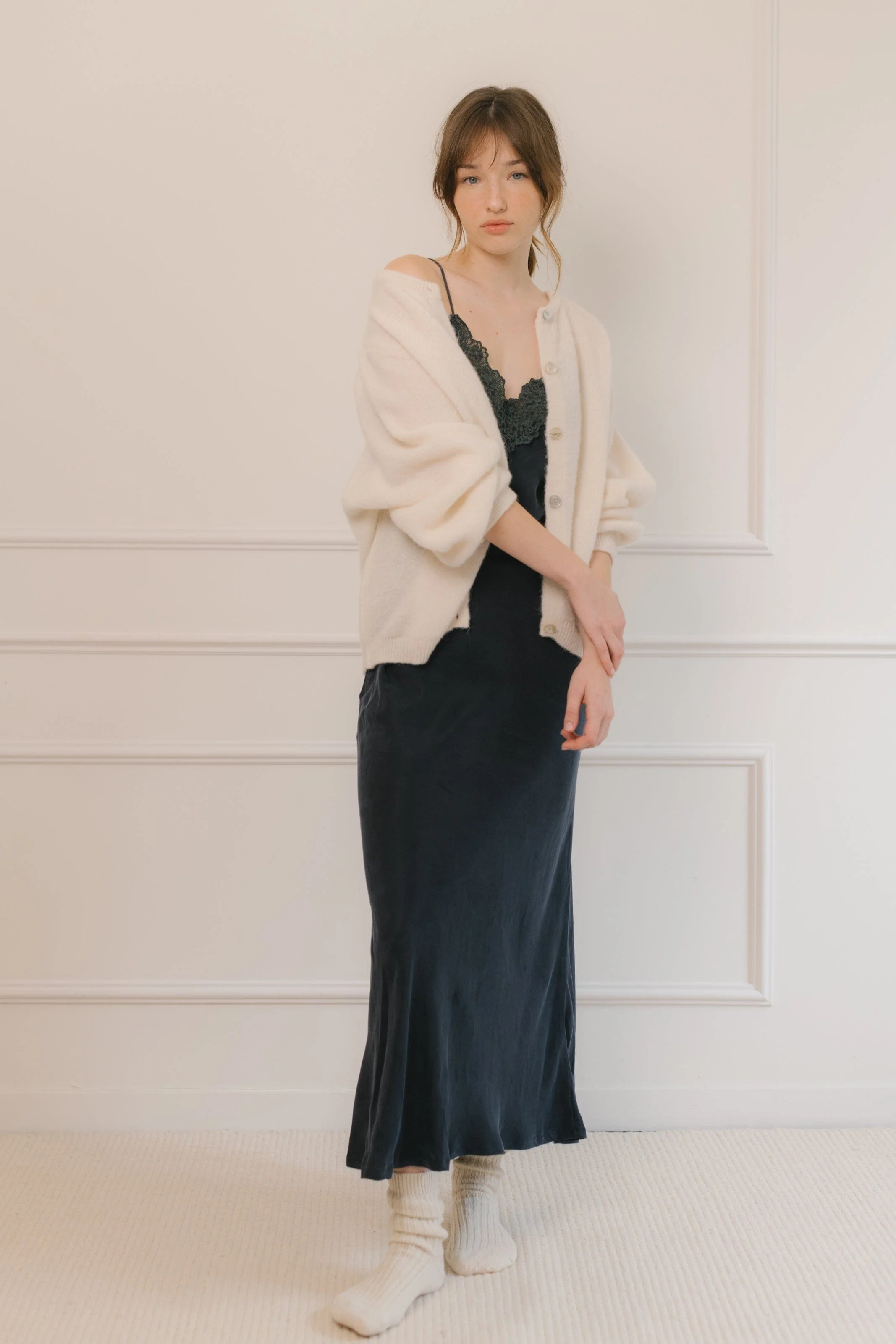 DRESS CAMOMILA NAVY - Image 3